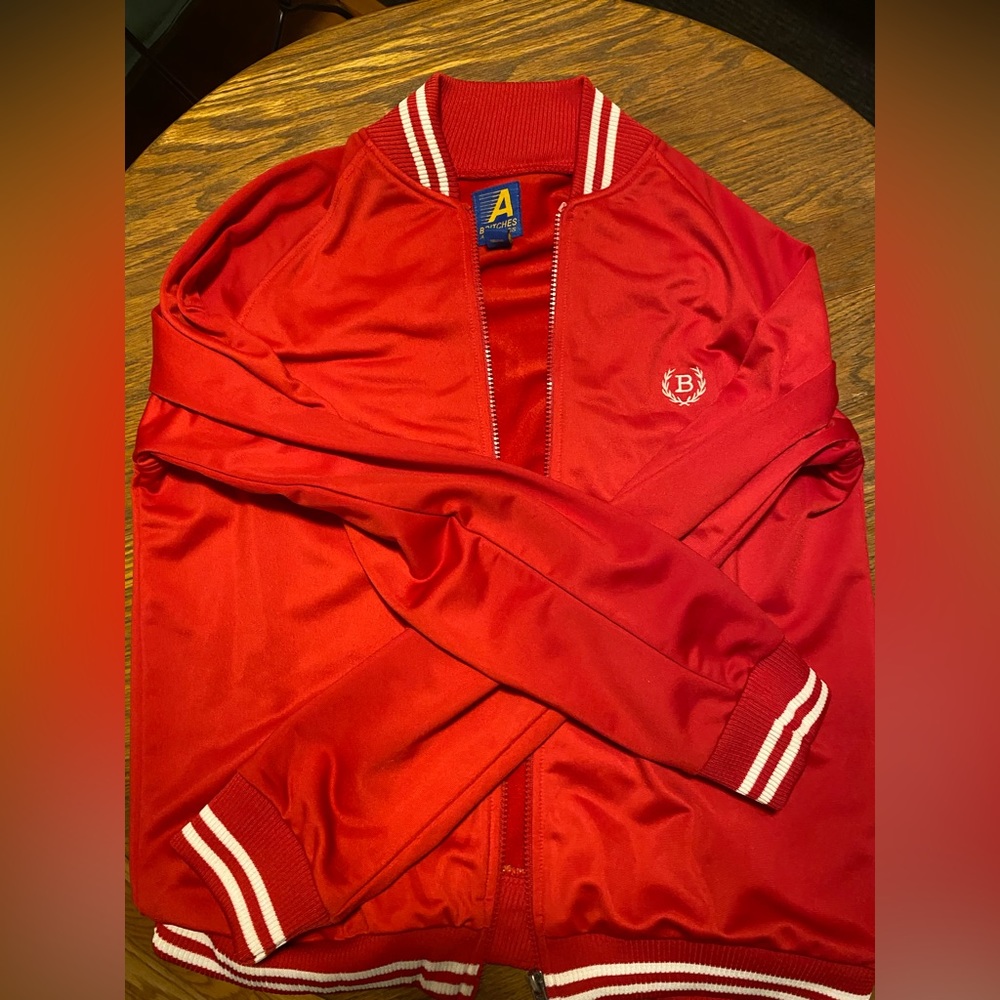 Britches Athletics Red Zip-Up Jacket